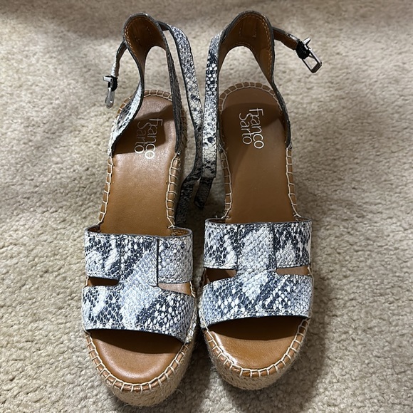 NWOB Franco Sarto Leather Wedges - Picture 2 of 5